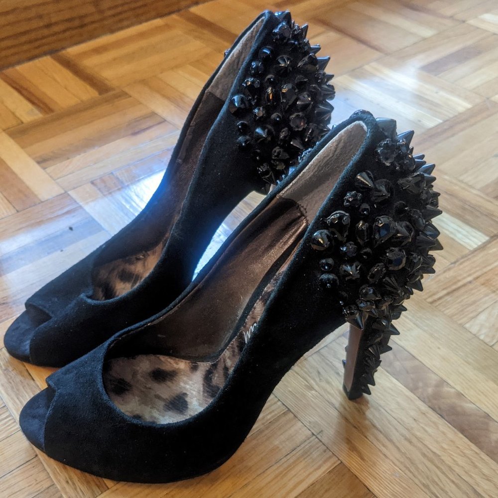 Sam Edelman Lorissa black suede shoes